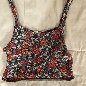 Flower crop top